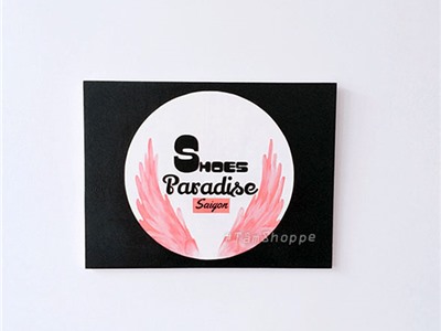 Bảng hiệu gỗ SHOES PARADISE SAIGON